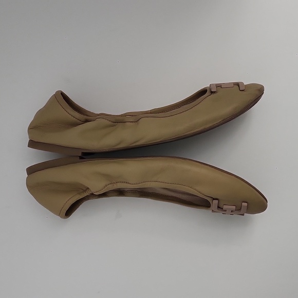 Sam Edelman Beige Leather Ballet Flats.Size 9.5 - Picture 6 of 11